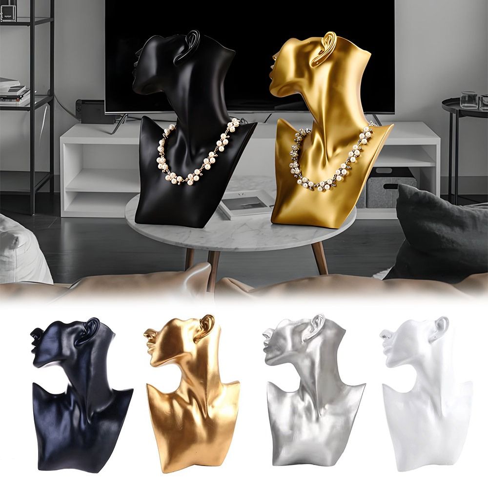 Body Jewelry Holder - Resin Mannequin Jewelry Display Stand Side