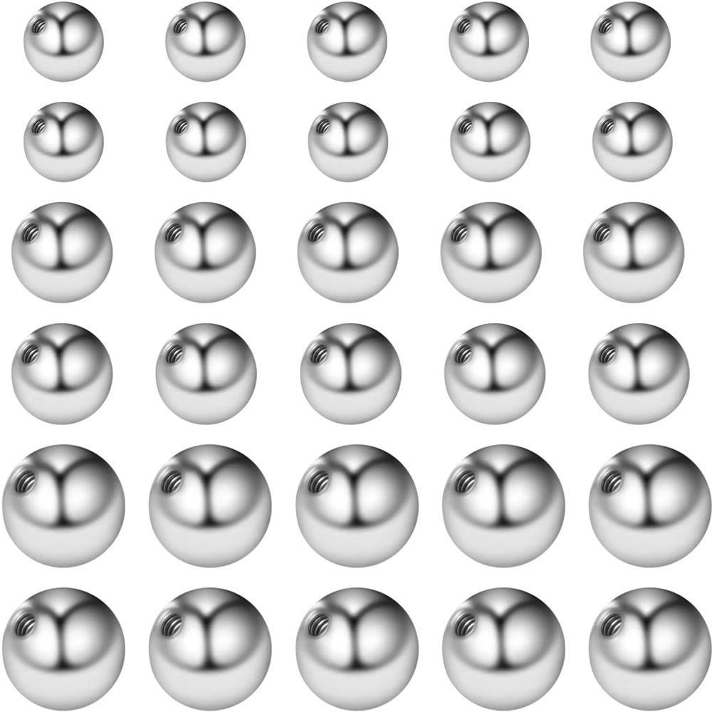 Body Jewelry Replacement Ball - 10/30Pcs Set Replacement Balls for Piercing