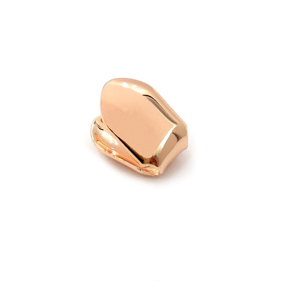 Body Jewelry Videos - 2Pcs Golden Brass Teeth Brace Set
