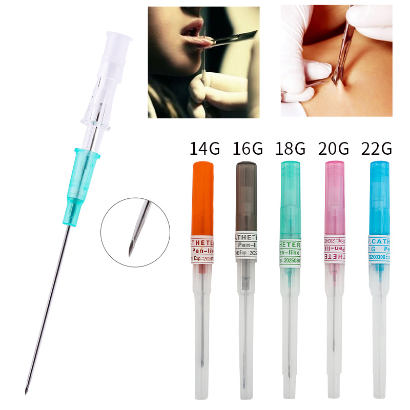 Body Jewelry In Store - 5pcs Sterilized Catheter Piercing Needles Supply