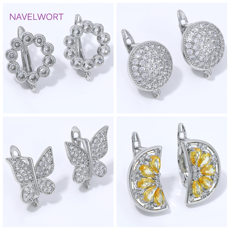 Body Jewelry Diy - 18K Gold Plated Fan Shape Flower