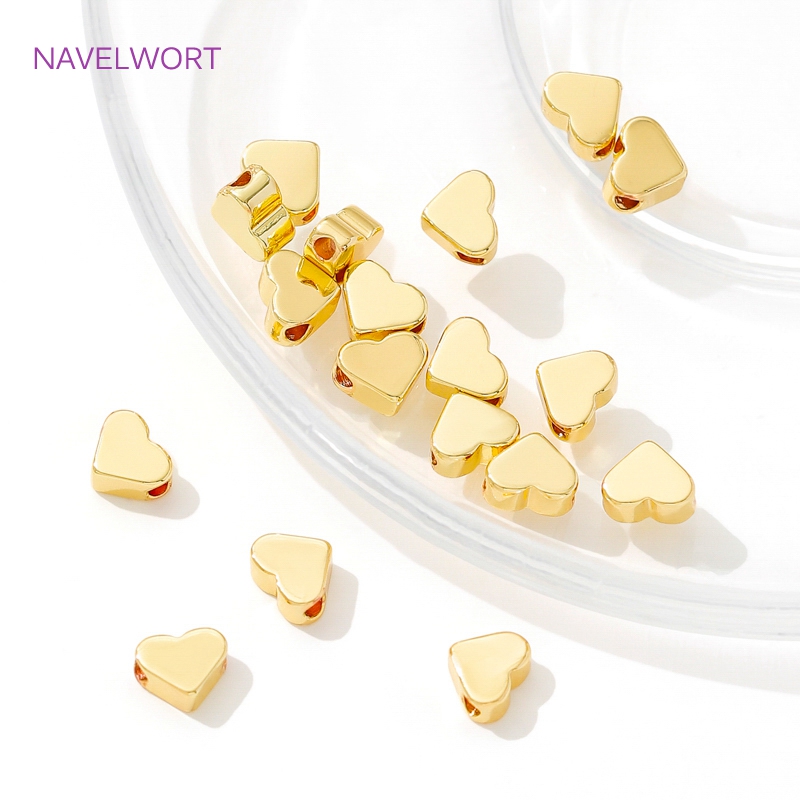 18K Real Gold Plated Brass Hea - огляд і ціна Body Jewelry Diy