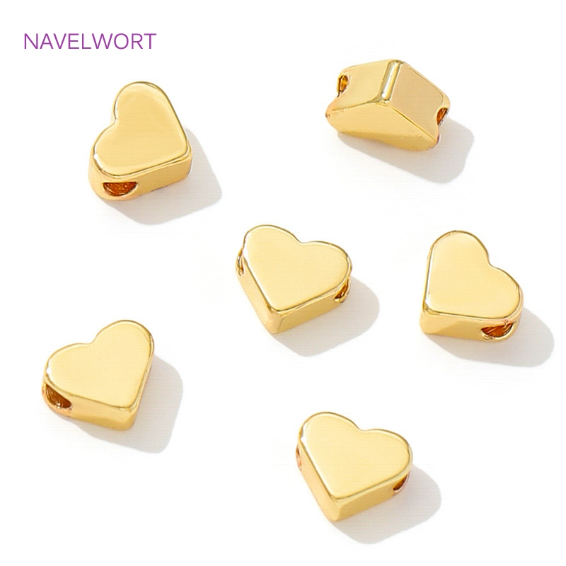 18K Real Gold Plated Brass Hea - огляд і ціна Body Jewelry Diy