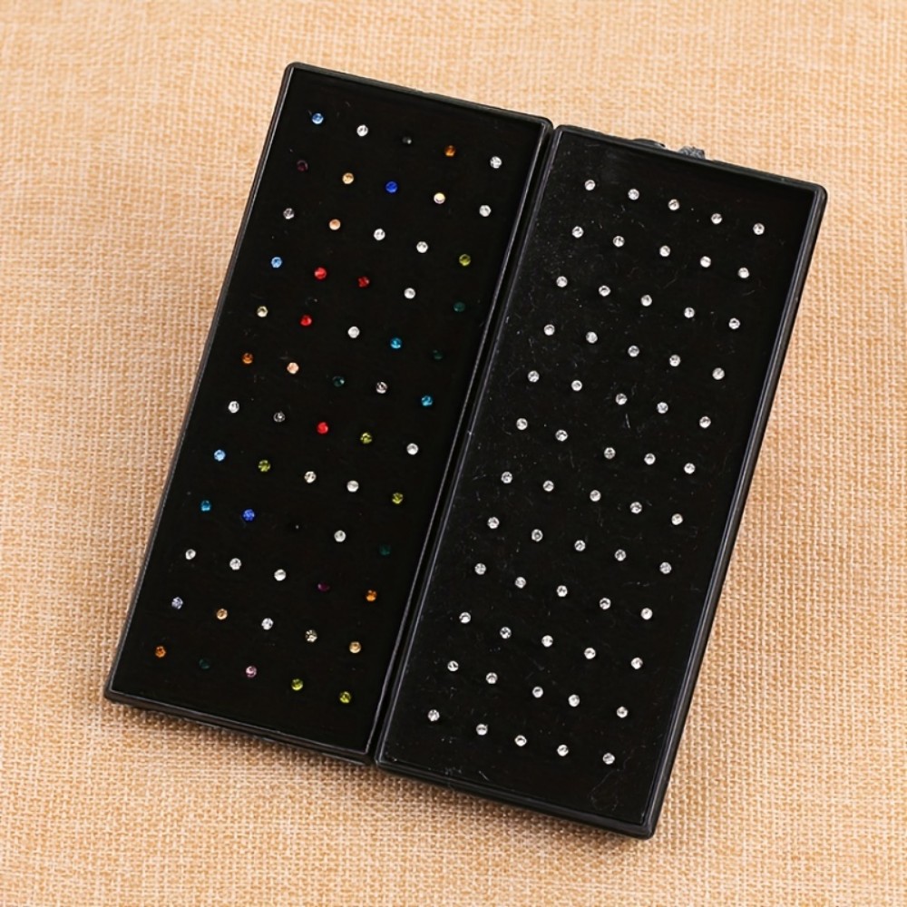 60pcs Nose Ring Set Stud Earri - огляд і ціна Body Jewelry In Store