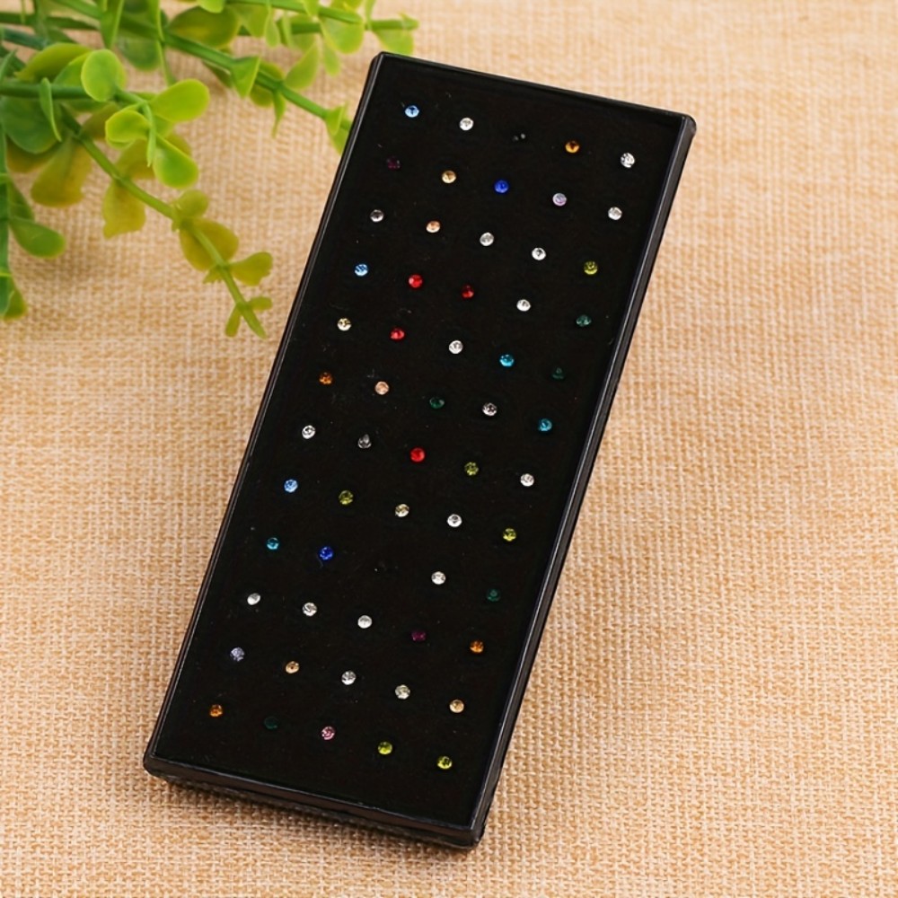 60pcs Nose Ring Set Stud Earri - огляд і ціна Body Jewelry In Store