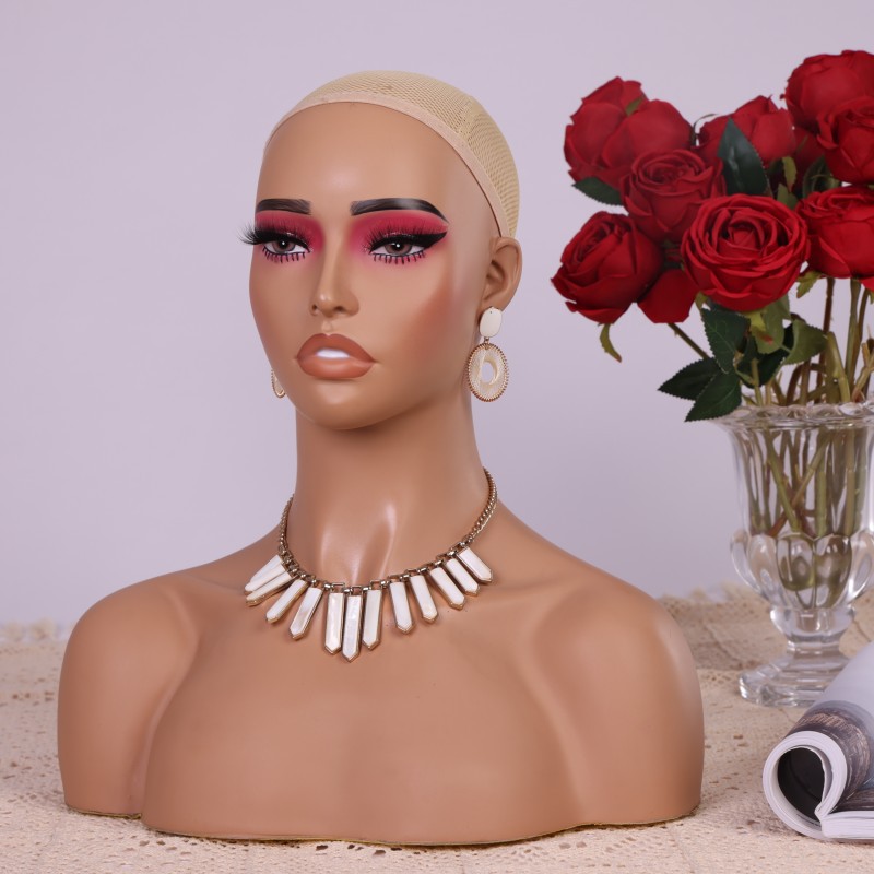 PVC Half Body Mannequin Head w - огляд і ціна Body Jewelry In Store