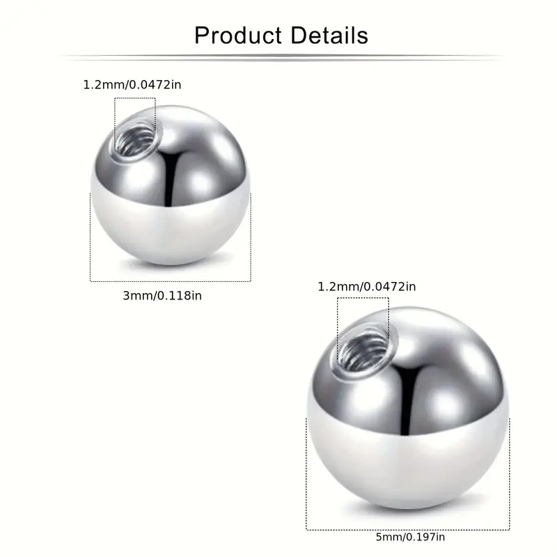 226pcs 16G Stainless Steel & A - огляд і ціна Body Jewelry Replacement Ball