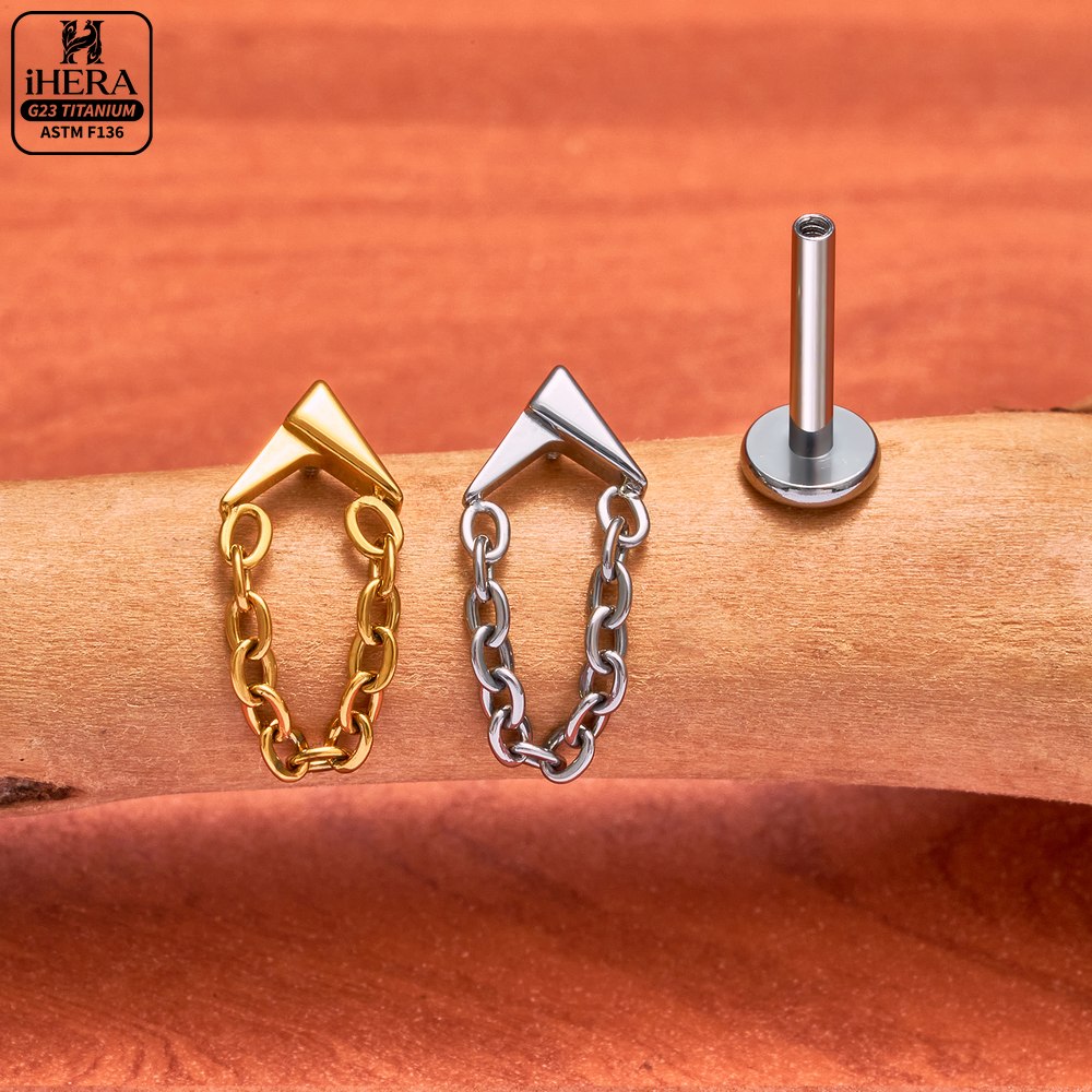 16G G23 Titanium Flat Back Tas - огляд і ціна Body Jewelry Flat Back