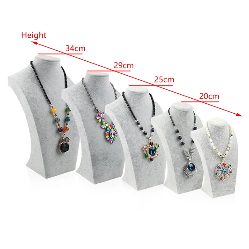 Velvet Portrait Necklace Displ - огляд і ціна Body Jewelry Holder