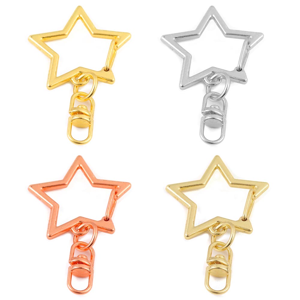 10Pcs Alloy Star Shaped Snap K - огляд і ціна Body Jewelry Diy