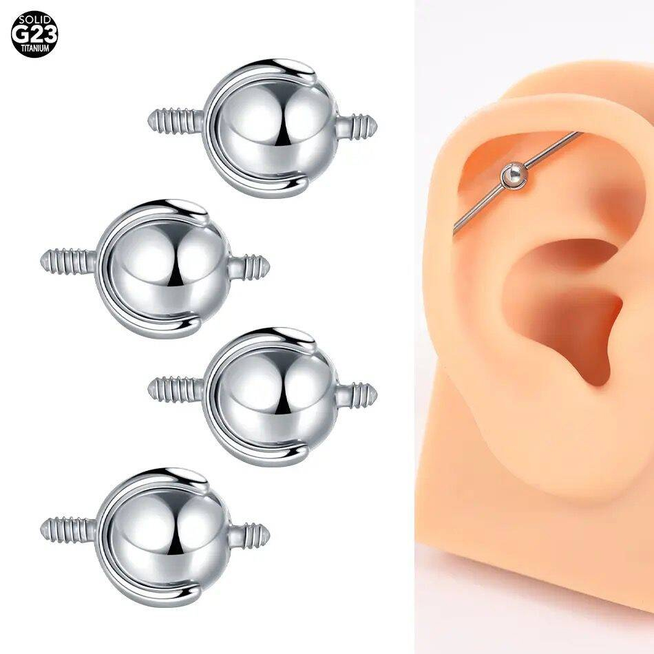 1Pc 16G/14G 4/5mm Industrial B - огляд і ціна Body Jewelry Replacement Ball