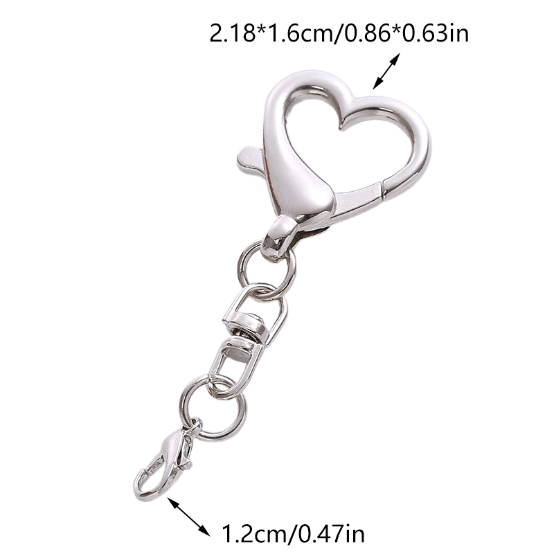 10/20/50Pcs Unique Alloy Heart - огляд і ціна Body Jewelry Diy