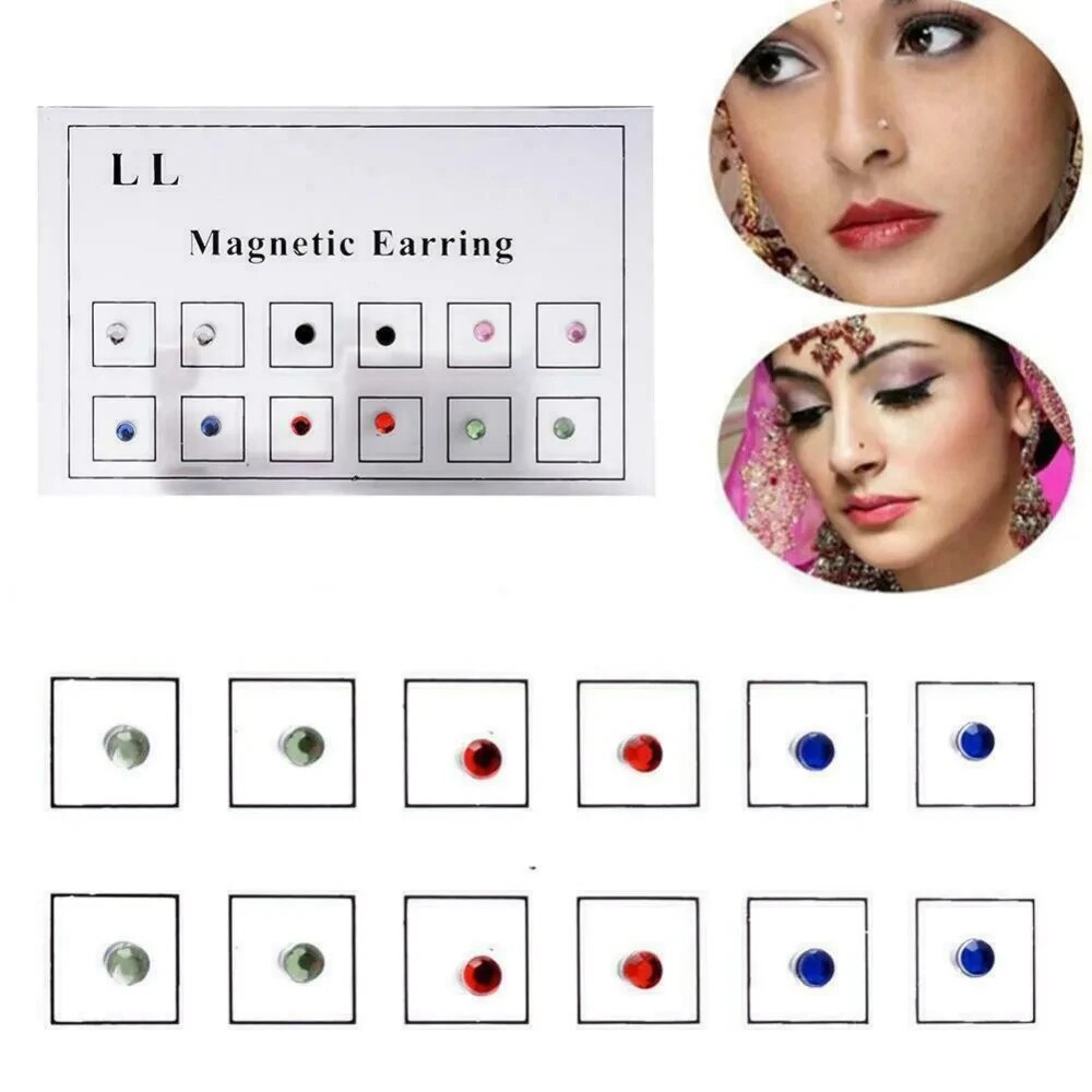 12PCS/Card Fake Cheater Non Pi - огляд і ціна Body Jewelry Lip Ring