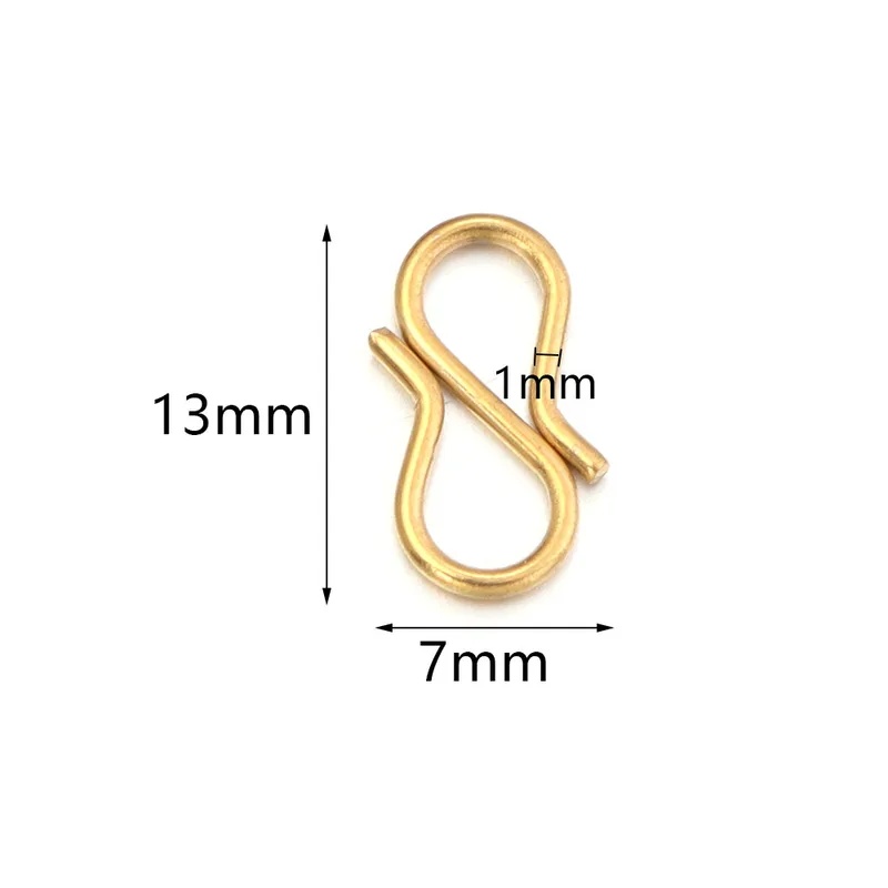 30pcs Stainless Steel S Shape  - огляд і ціна Body Jewelry Diy