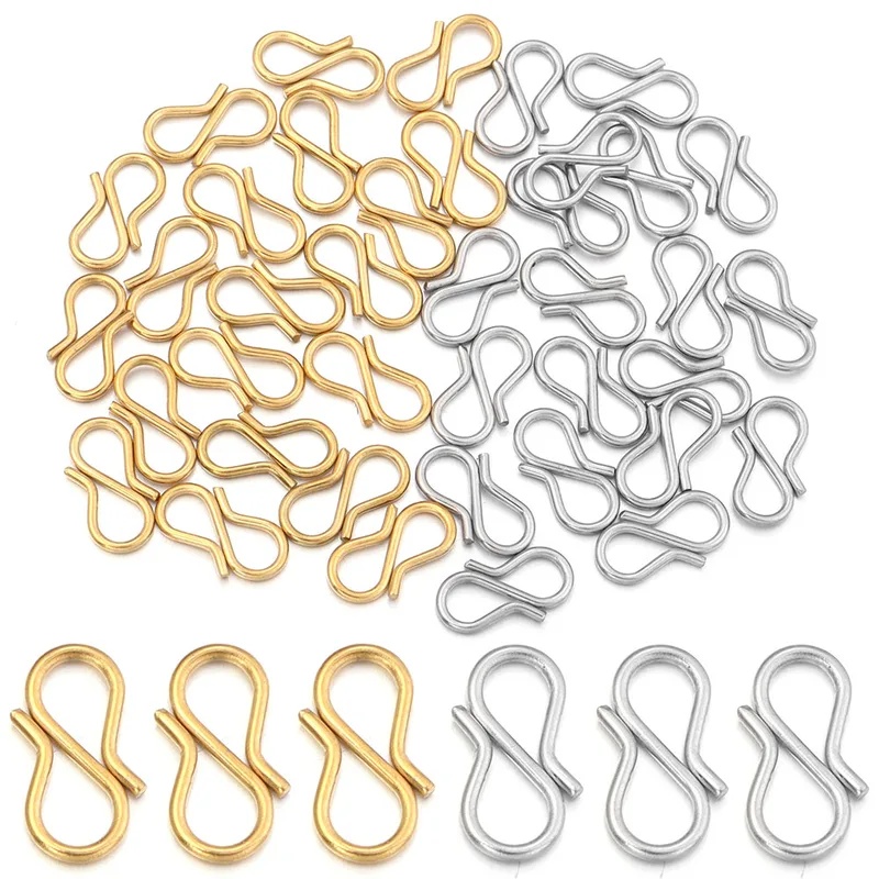 30pcs Stainless Steel S Shape  - огляд і ціна Body Jewelry Diy