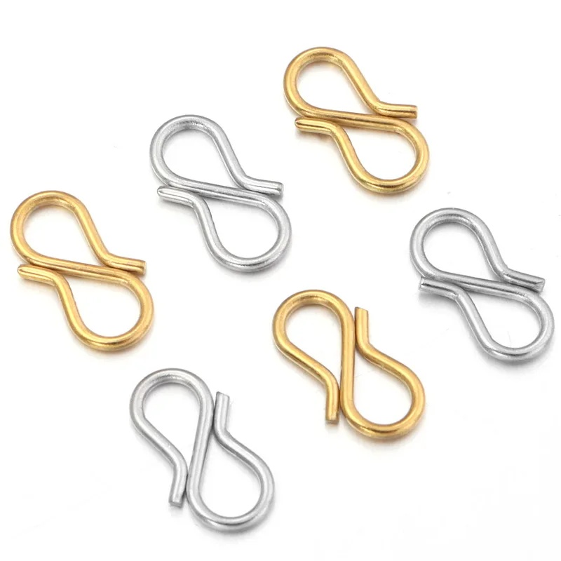 30pcs Stainless Steel S Shape  - огляд і ціна Body Jewelry Diy