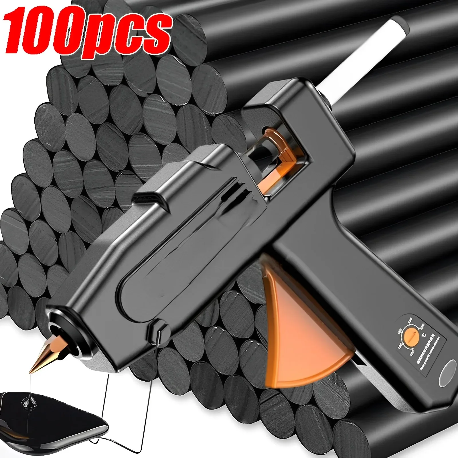 1/10PCCar Hot Melt Glue Sticks - огляд і ціна Body Jewelry Glue