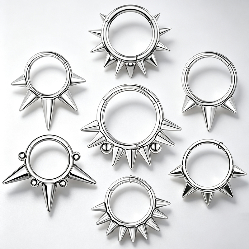 1Piece 8/10mm Stainless Steel  - огляд і ціна Body Jewelry Lip Ring