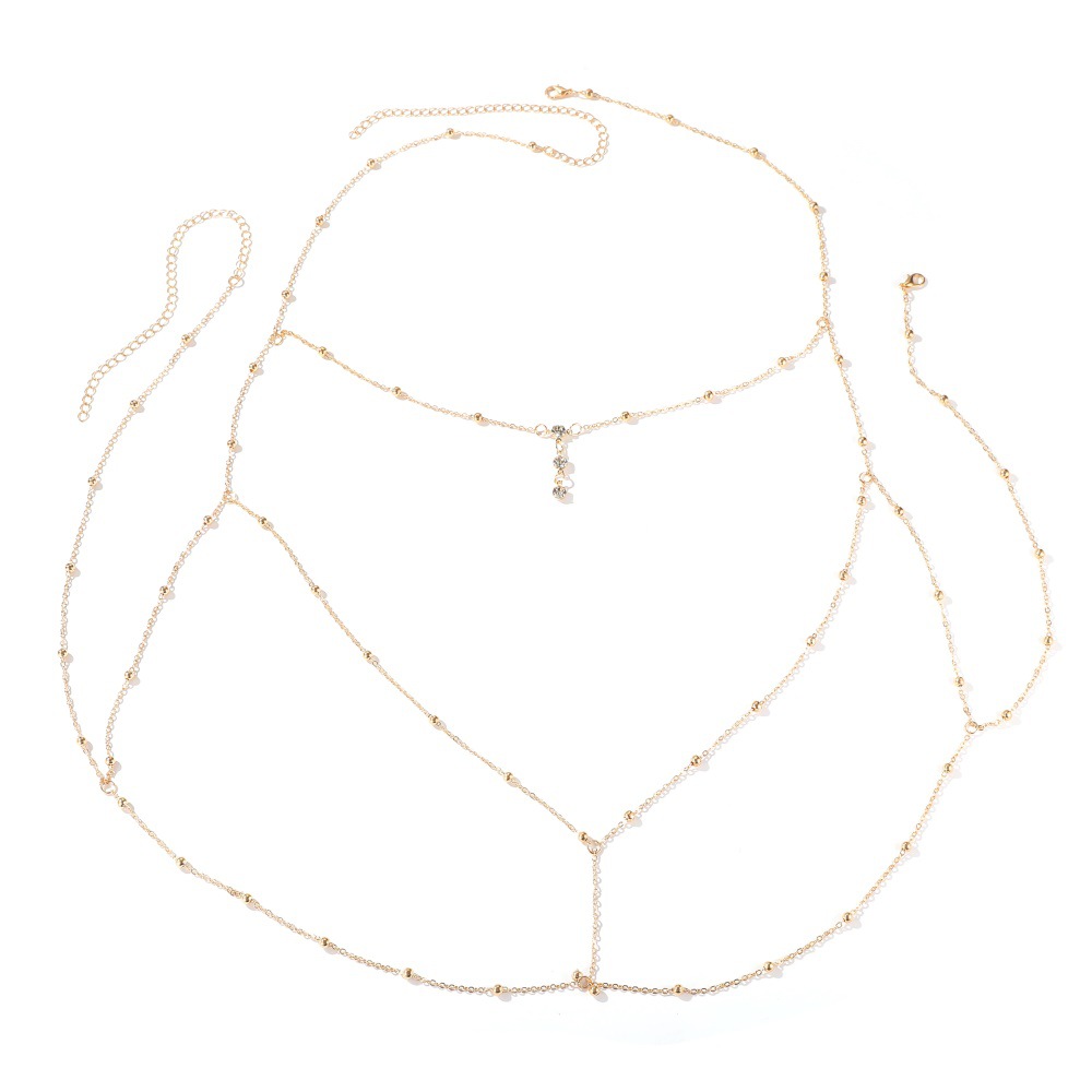 Sexy Crystal Chest Chain Harne - огляд і ціна Body Jewelry Necklace