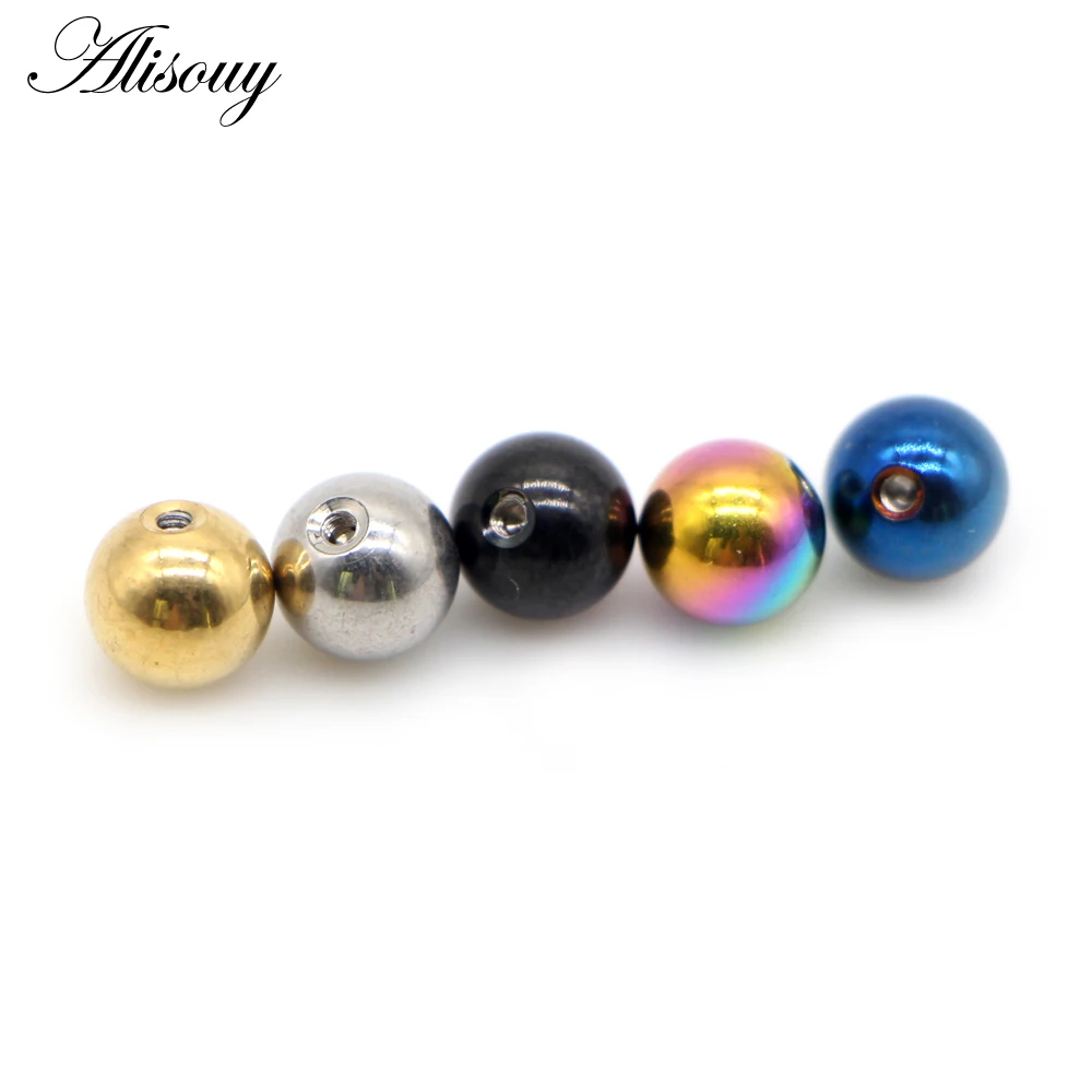 Alisouy 10 Pieces/Lot Stainles - огляд і ціна Body Jewelry Replacement Ball