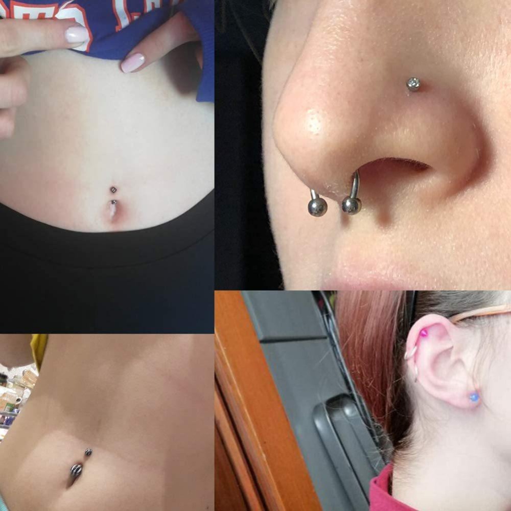 150/140/85/70/42Pcs Body Pierc - огляд і ціна Body Jewelry Lip Ring