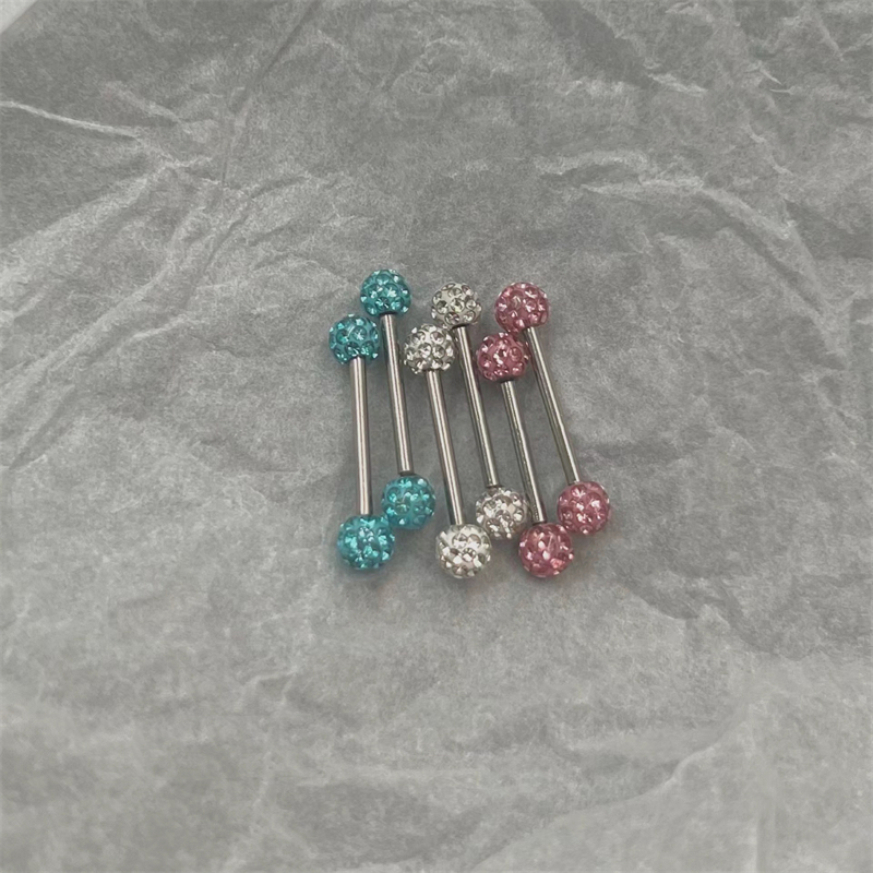 Titanium Steel Tongue Stud Spa - огляд і ціна Body Jewelry Replacement Ball