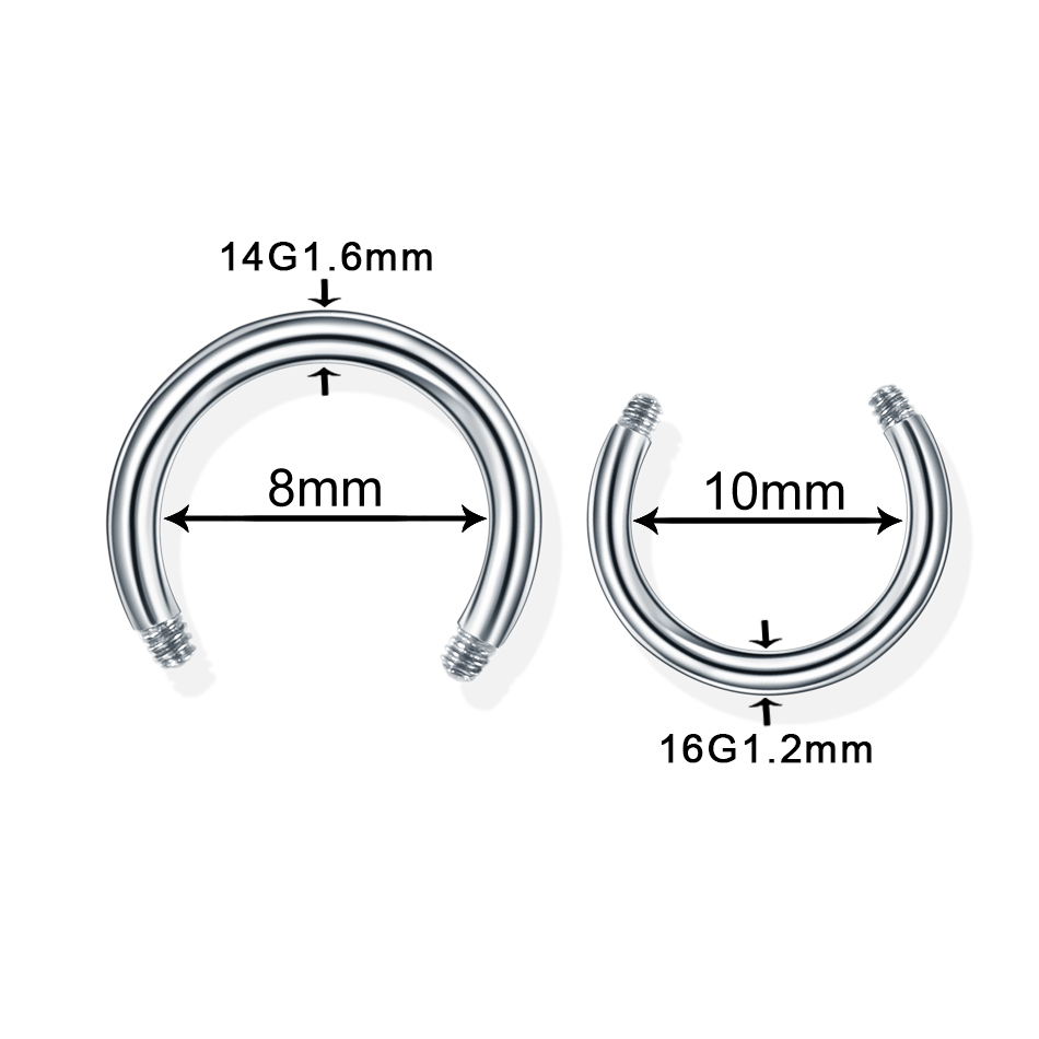 100pcs/lot Steel Earring Barbe - огляд і ціна Body Jewelry Replacement Ball