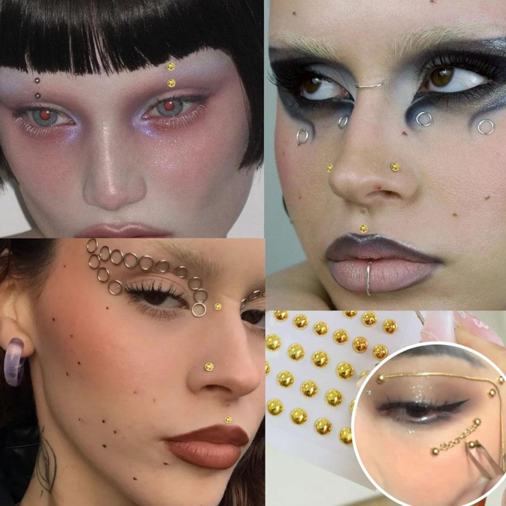 661Pcs Set Face Fake Piercings - огляд і ціна Body Jewelry Lip Ring