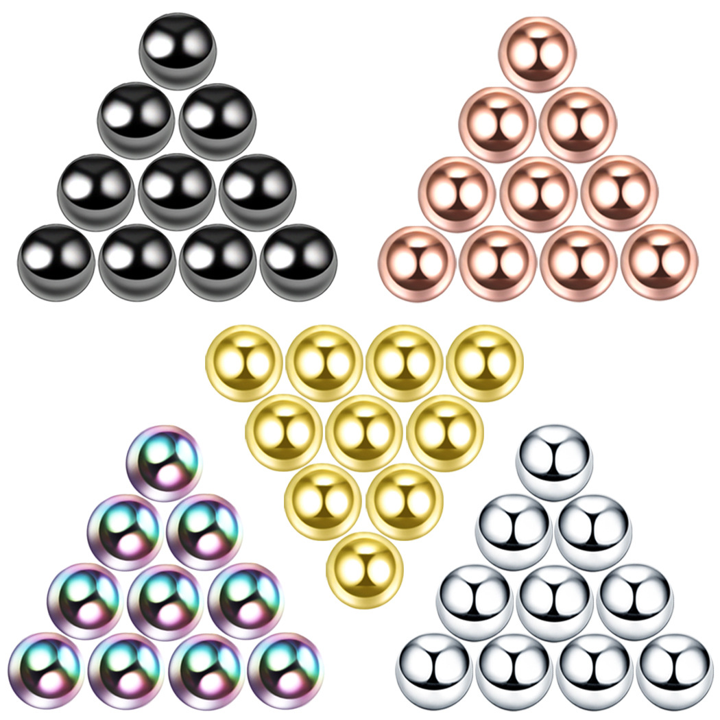 10pcs Stainless Steel Jewelry  - огляд і ціна Body Jewelry Replacement Ball