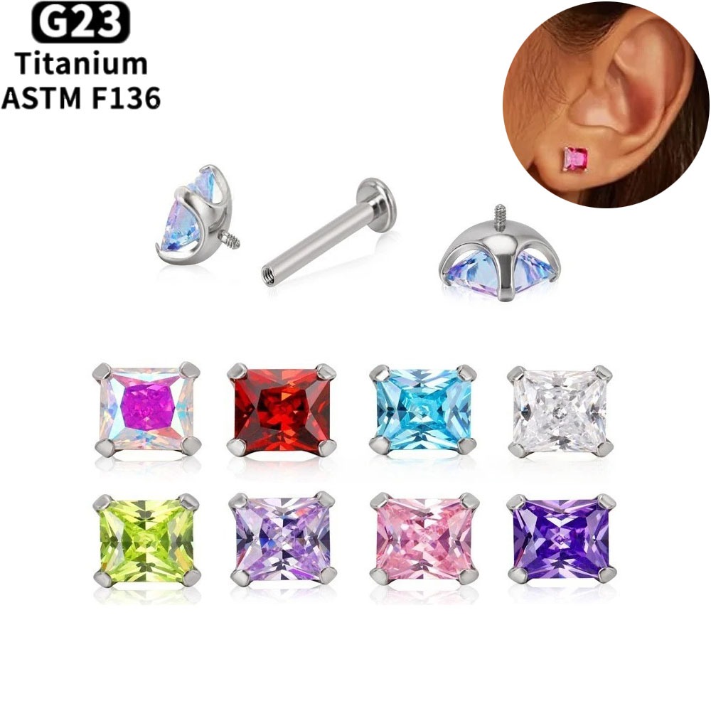 ASTM F136 Titanium Lip Piercin - огляд і ціна Body Jewelry Lip Ring