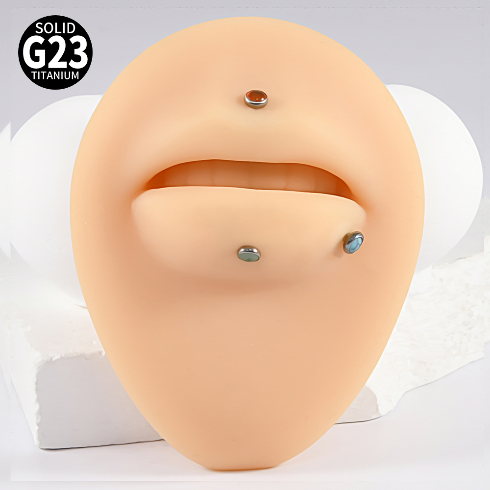 1PC 16g G23 Titanium Crystal&S - огляд і ціна Body Jewelry Flat Back