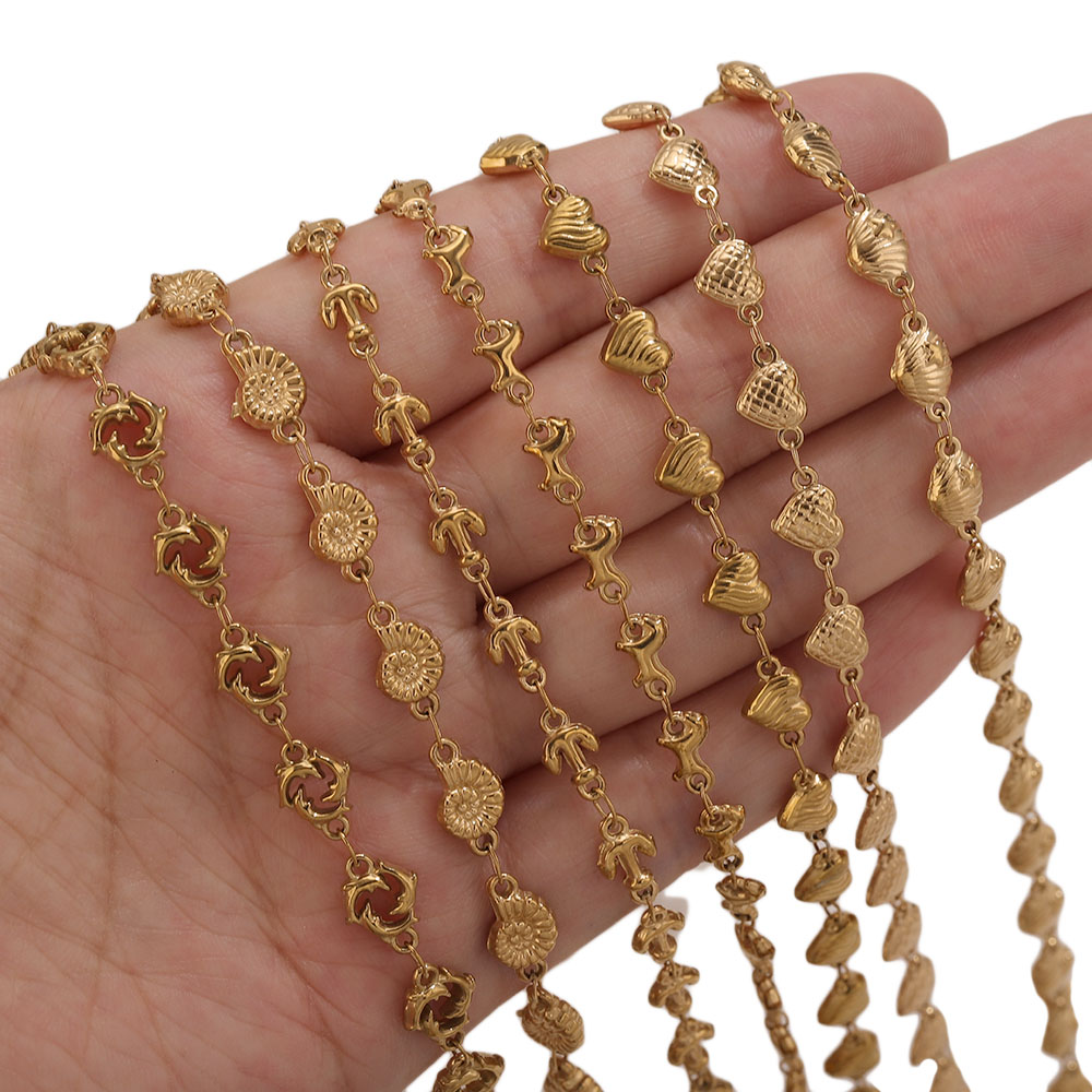 1M PVD Gold Stainless Steel He - огляд і ціна Body Jewelry Necklace