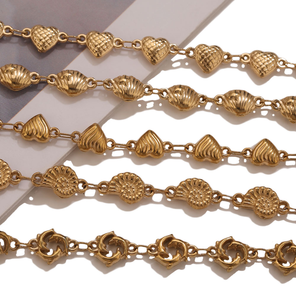 1M PVD Gold Stainless Steel He - огляд і ціна Body Jewelry Necklace