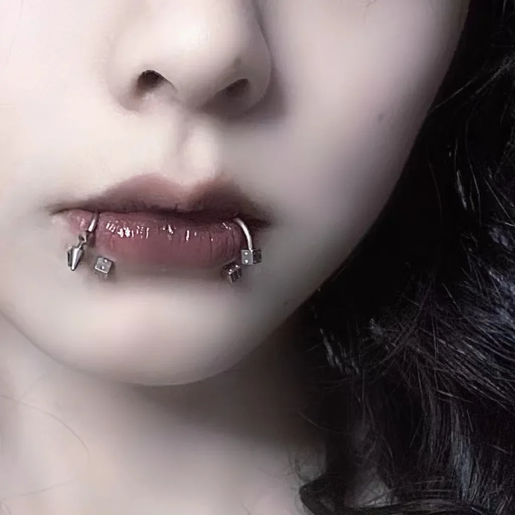 10pcs Punk Nose Ring One Nail  - огляд і ціна Body Jewelry Lip Ring