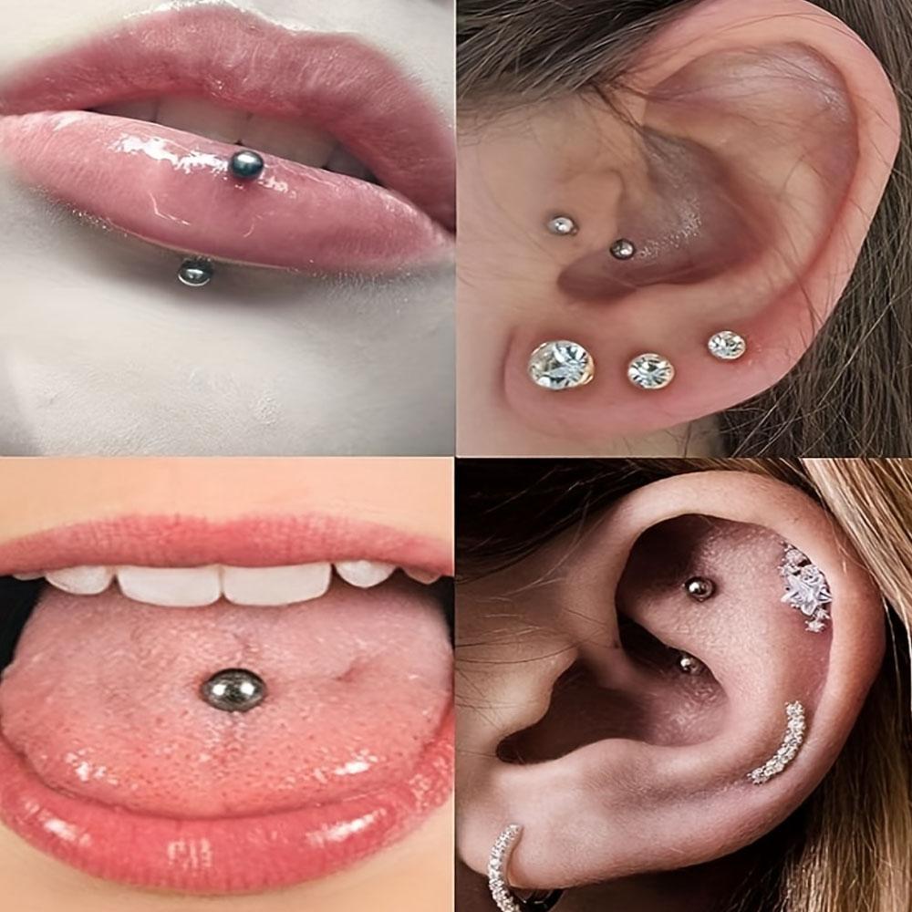 50Pcs Ball Labret Barbell Bar  - огляд і ціна Body Jewelry Replacement Ball