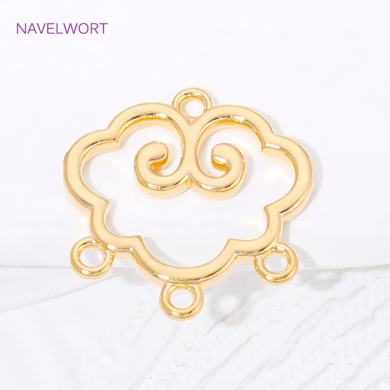 1/2/4Pcs 18K Gold Plated Brass - огляд і ціна Body Jewelry Diy