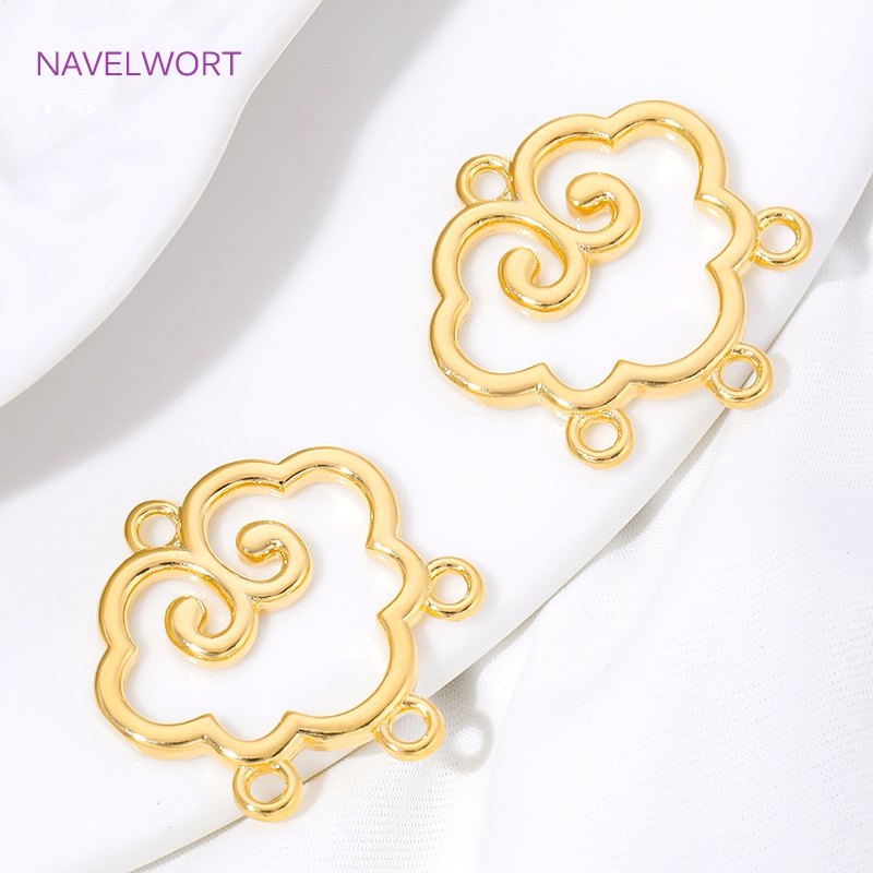 1/2/4Pcs 18K Gold Plated Brass - огляд і ціна Body Jewelry Diy