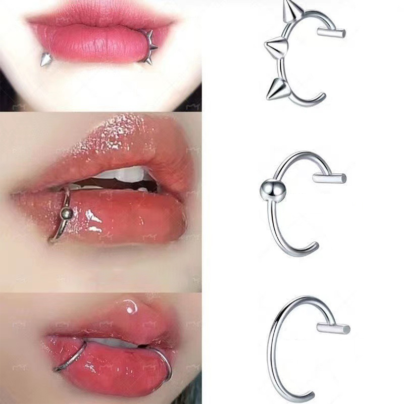 1Pc Stainless Steel Fake Nose  - огляд і ціна Body Jewelry Lip Ring