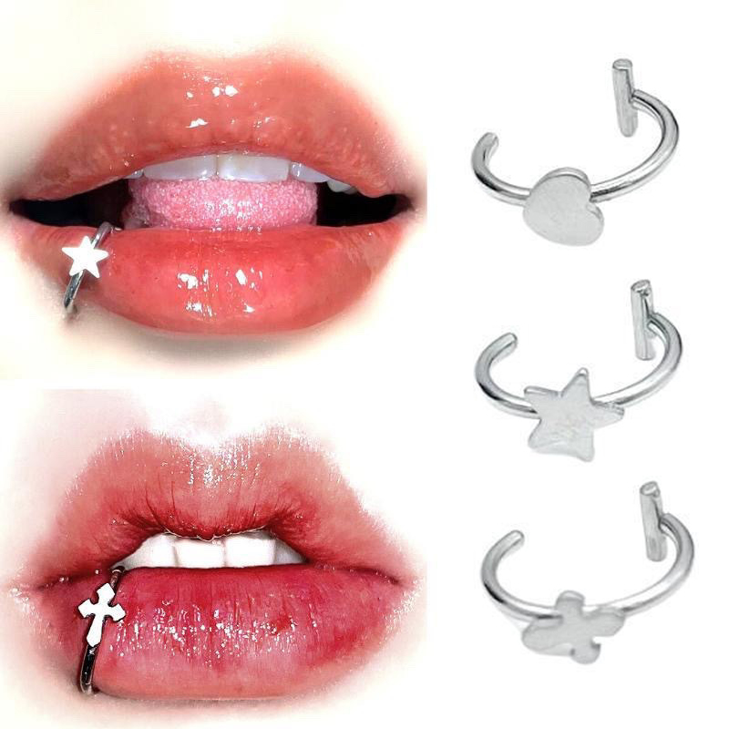 1Pc Stainless Steel Fake Nose  - огляд і ціна Body Jewelry Lip Ring