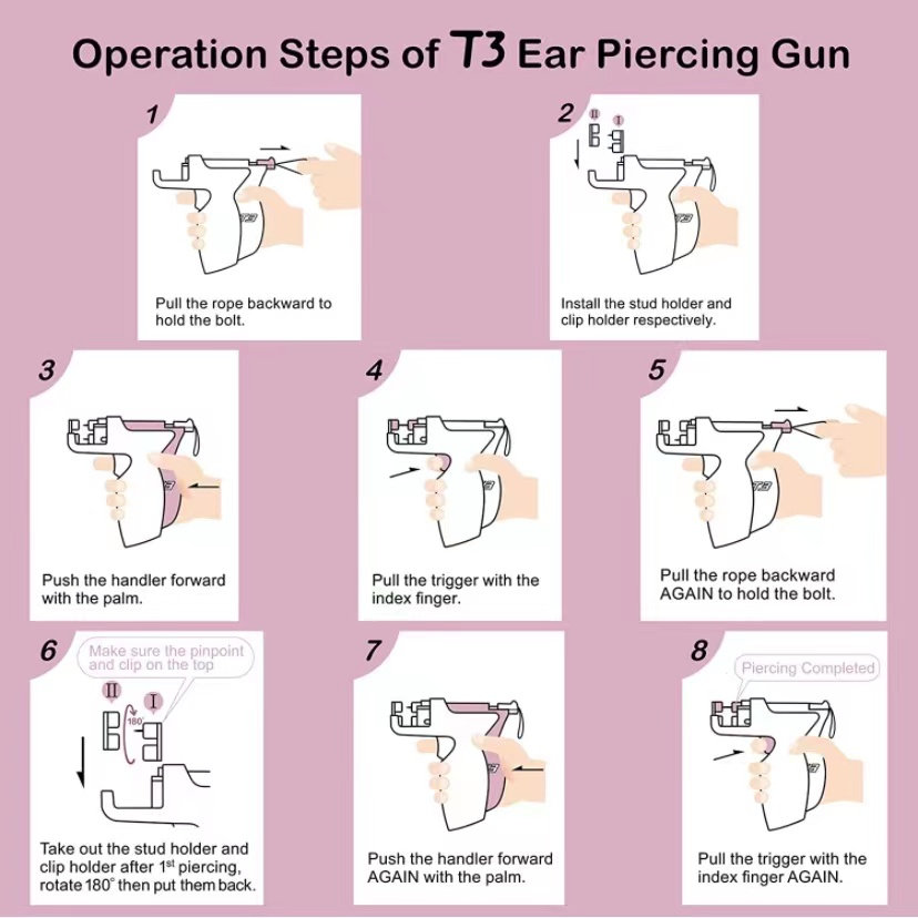 T3 Ear Piercing Gun Kit Asepti - огляд і ціна Body Jewelry In Store
