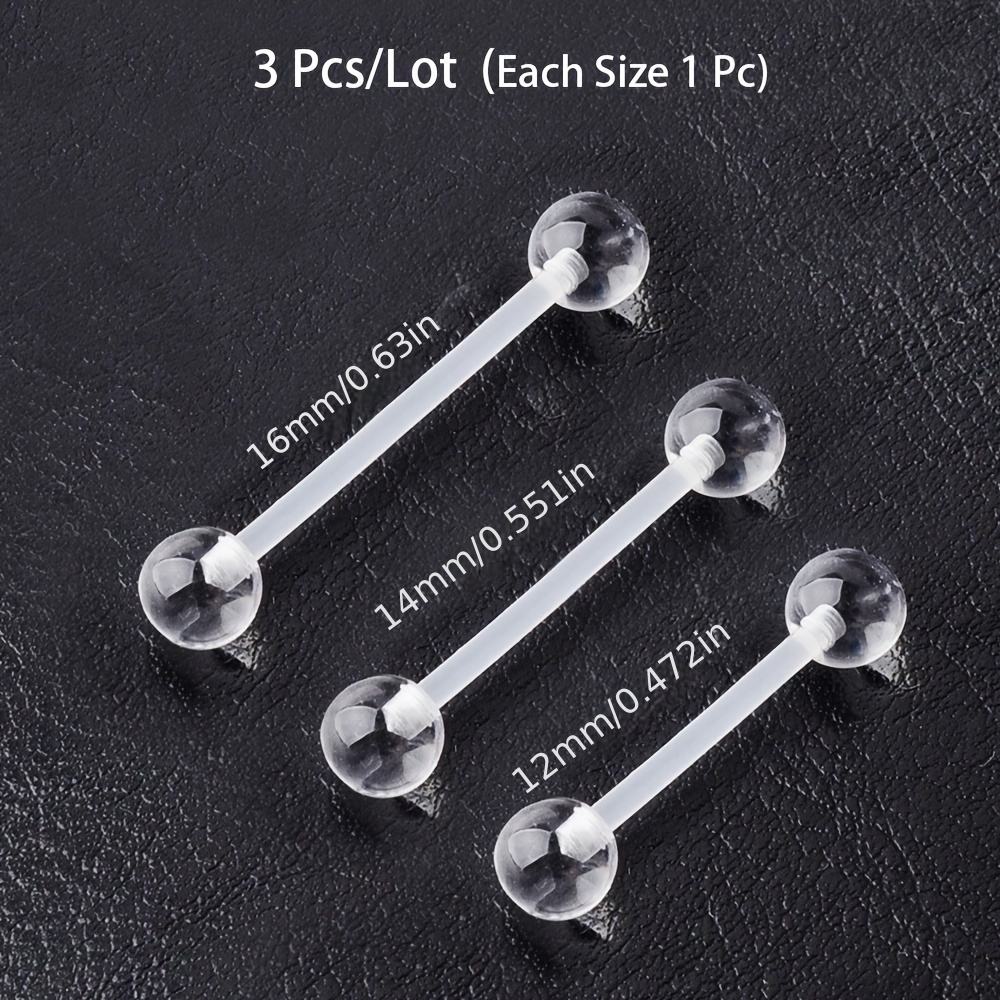3pcs/Set (Each Size 1pc) Soft  - огляд і ціна Body Jewelry In Store