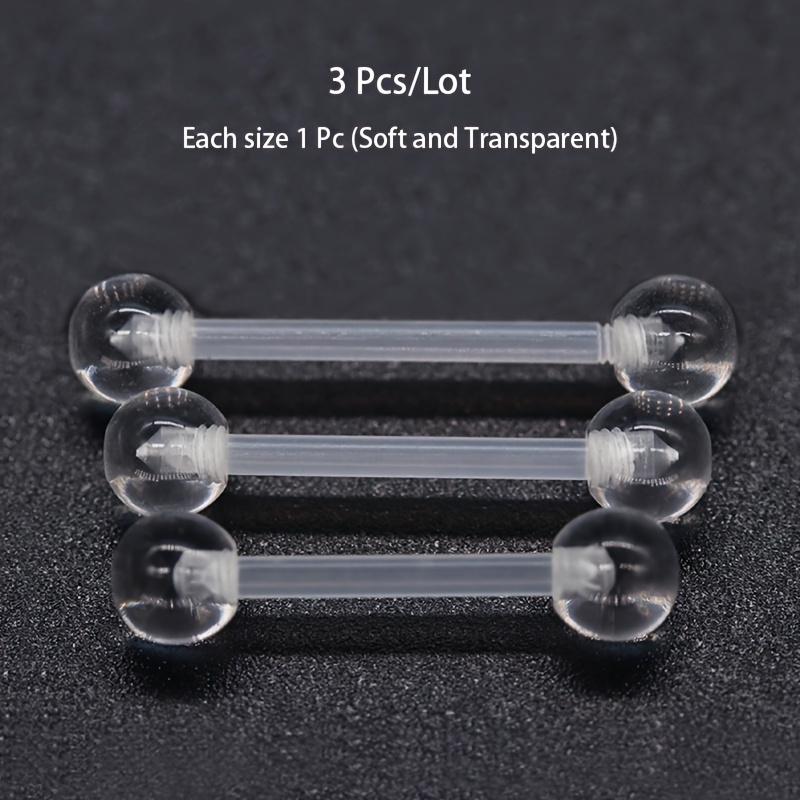 3pcs/Set (Each Size 1pc) Soft  - огляд і ціна Body Jewelry In Store
