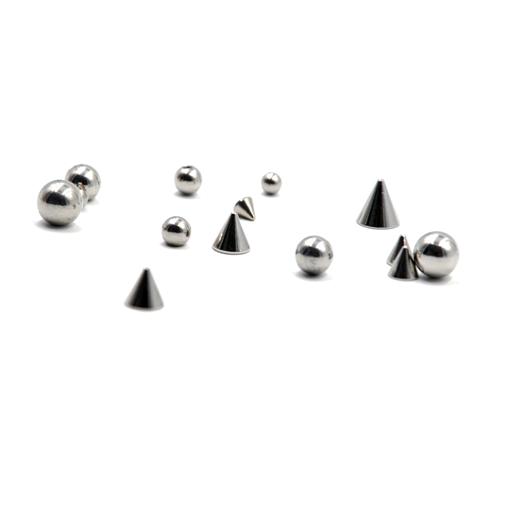 100pcs/lot Steel 14G 16G Nose  - огляд і ціна Body Jewelry Replacement Ball