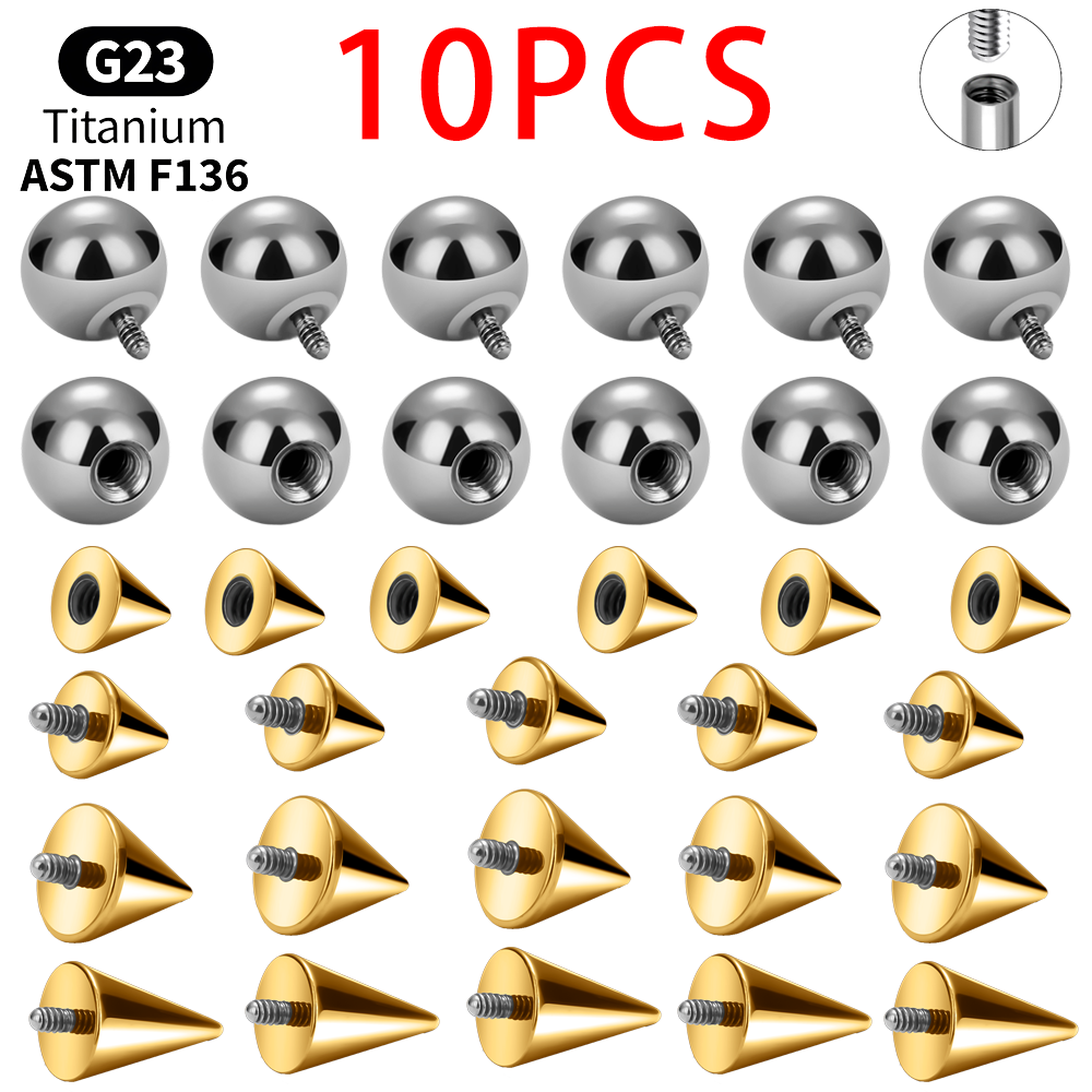Titanium Ball Cone Replacement - огляд і ціна Body Jewelry Replacement Ball