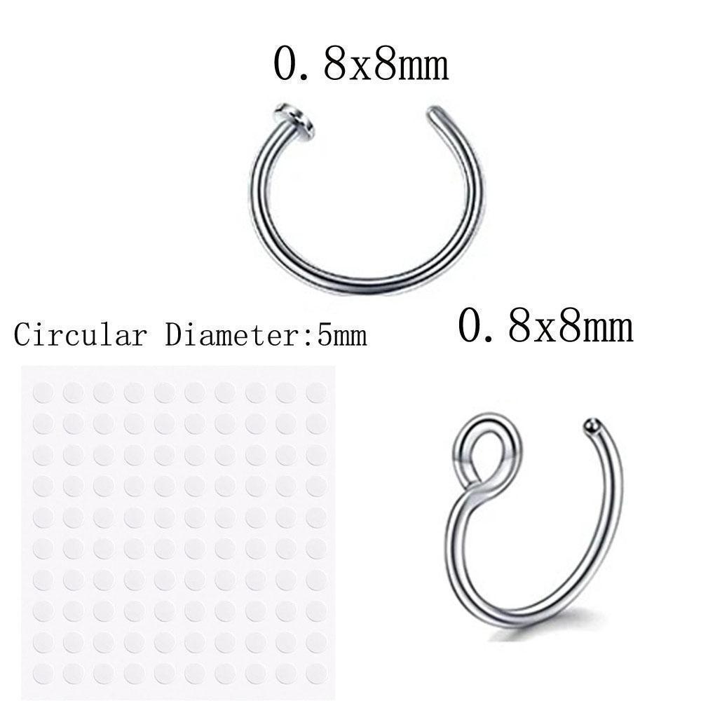 1-157Pcs Set Fake Eyebrow Ring - огляд і ціна Body Jewelry Replacement Ball