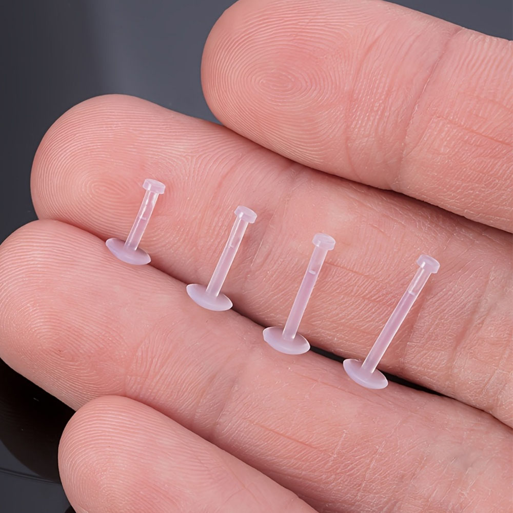 12 Pcs Flat Back Clear Earring - огляд і ціна Body Jewelry Flat Back
