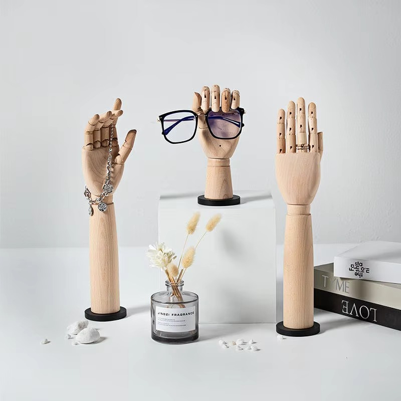 Solid Wood Hand Mannequin Rack - огляд і ціна Body Jewelry In Store