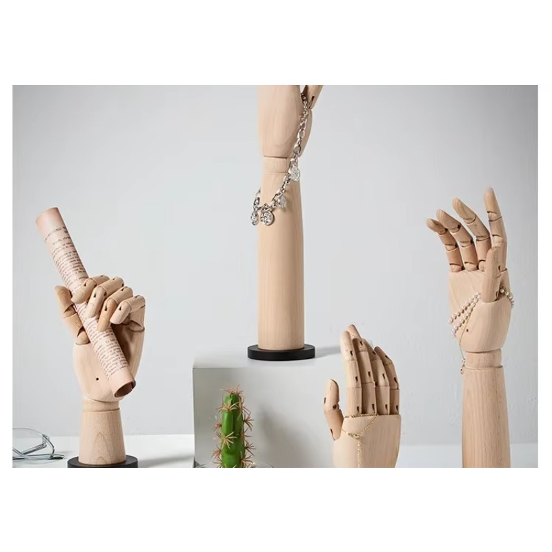 Solid Wood Hand Mannequin Rack - огляд і ціна Body Jewelry In Store