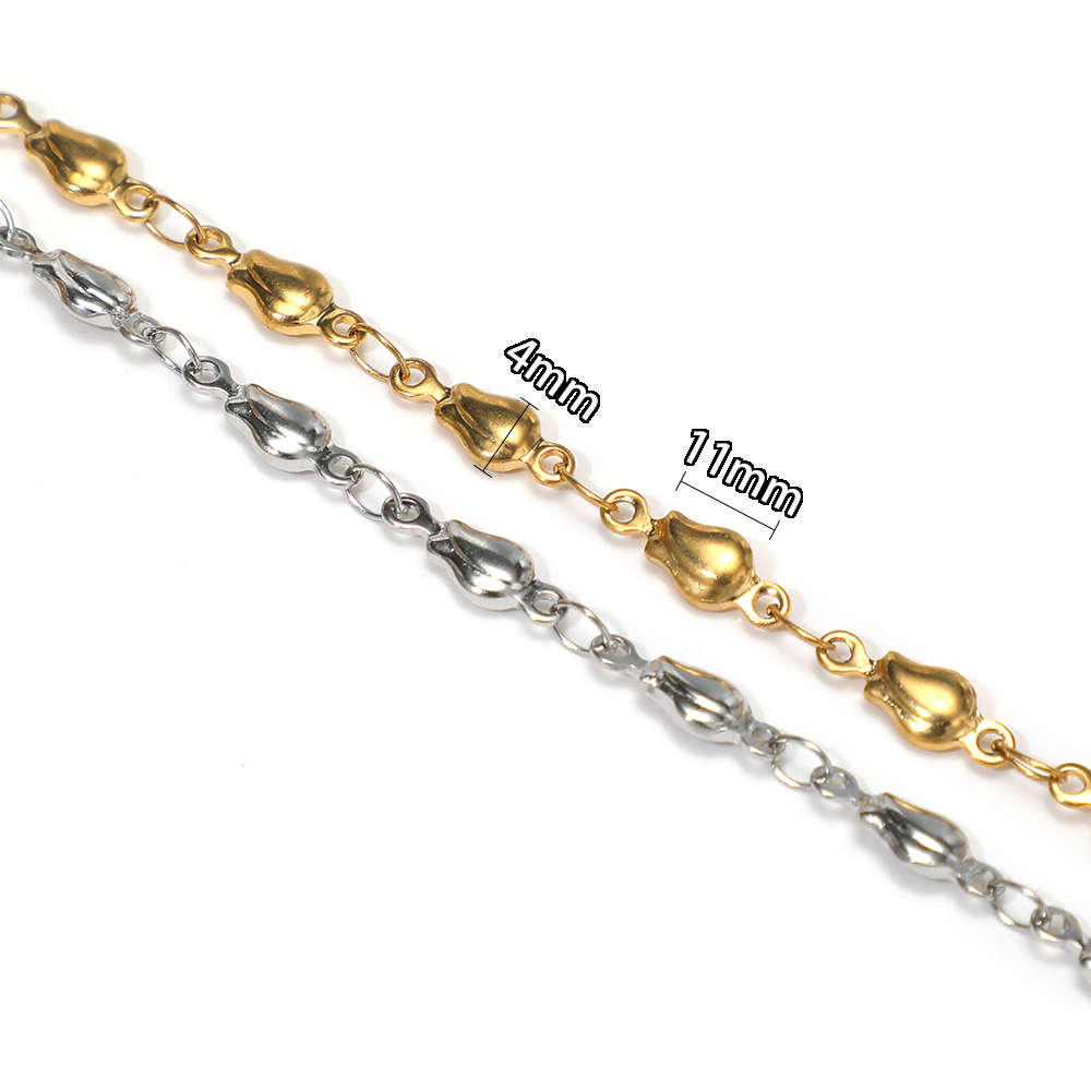1 Meter Stainless Steel Flower - огляд і ціна Body Jewelry Necklace