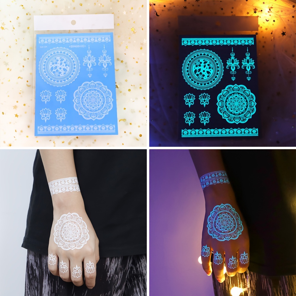 Blue Luminous Henna Tattoo Sti - огляд і ціна Body Jewelry Glue